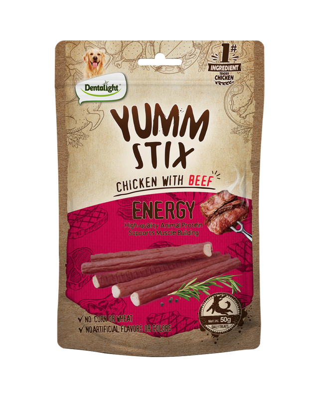 Yumm Stick Chicken with Beef - Energy