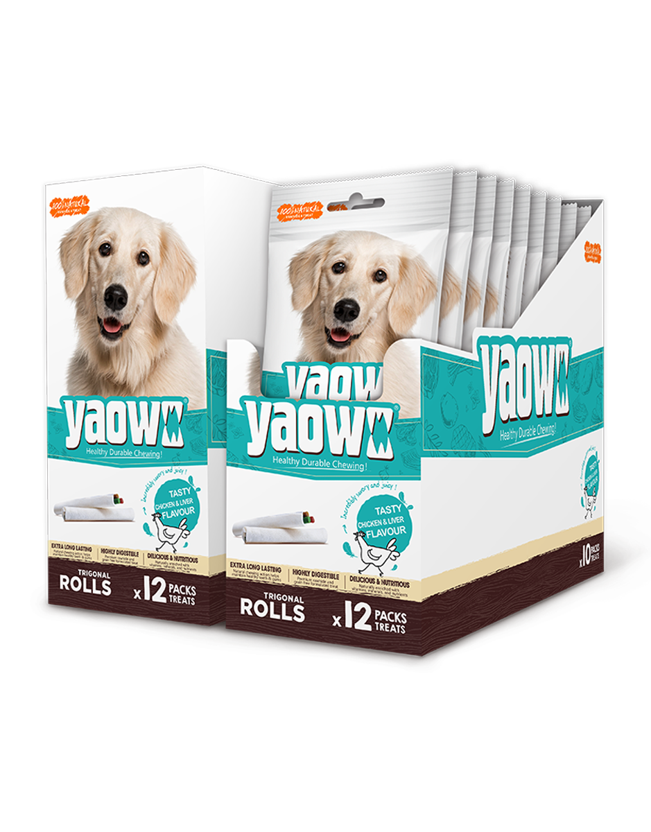 Yaowo Trigonal Rolls-Regular Dog Treats