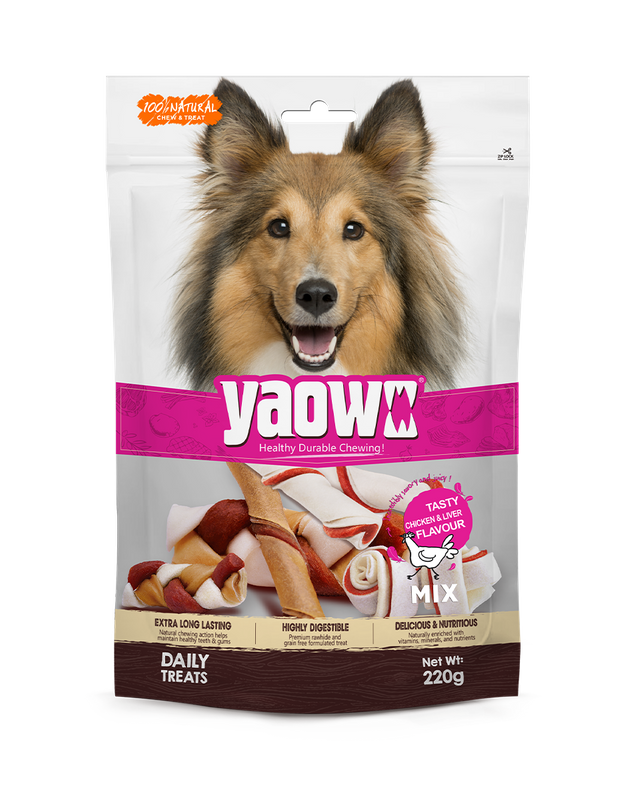 YAOWO 220g Mix Value Pack Dog Treats