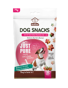 HOWBONE Dog Snack Just Pure Star Bites 75g